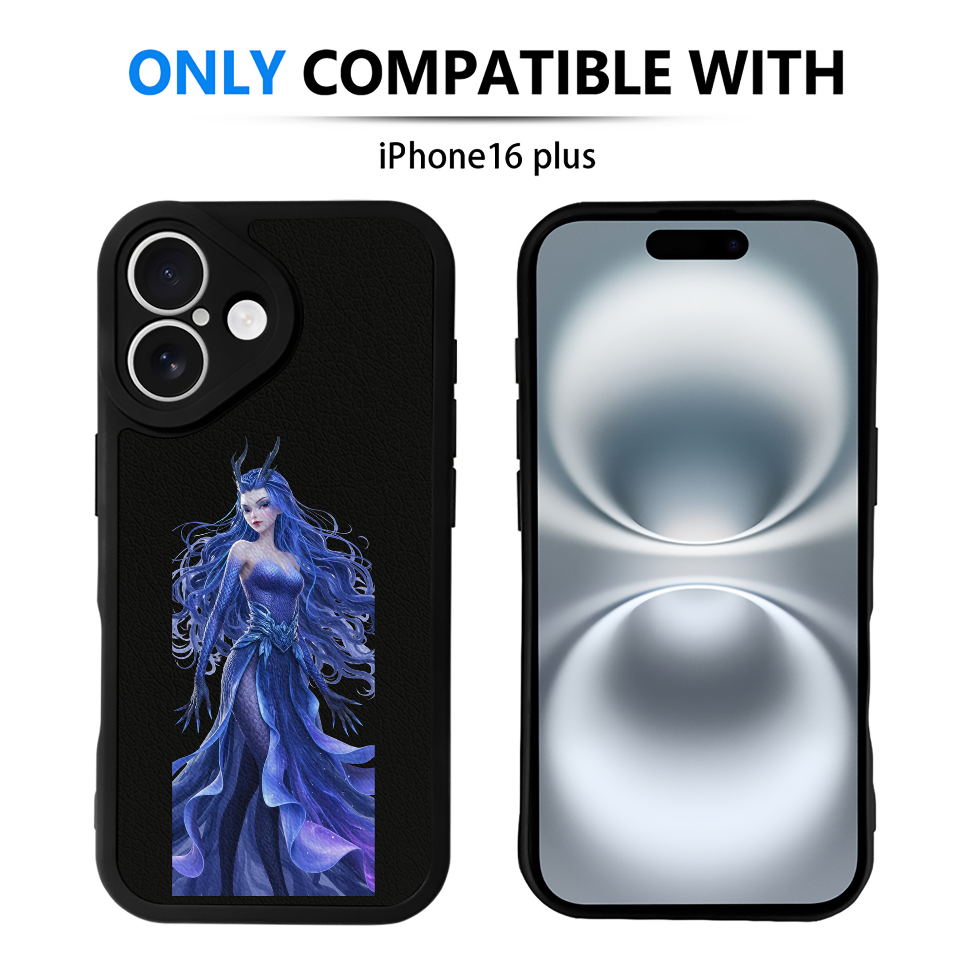 （画像用） Ne Zha 2 ナタ 魔童の大暴れ 【iPhone 16シリーズ対応】シリコンスマホケース（レザー調） 材質：シリコン